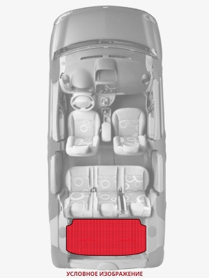 ЭВА коврики «Queen Lux» багажник для Suzuki SX4 Sedan